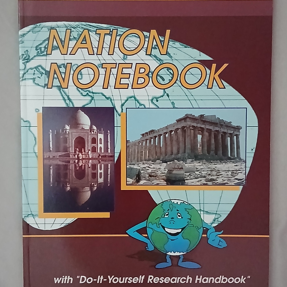 Nation Notebook Do-It-Yourself Research Handbook - Maroon